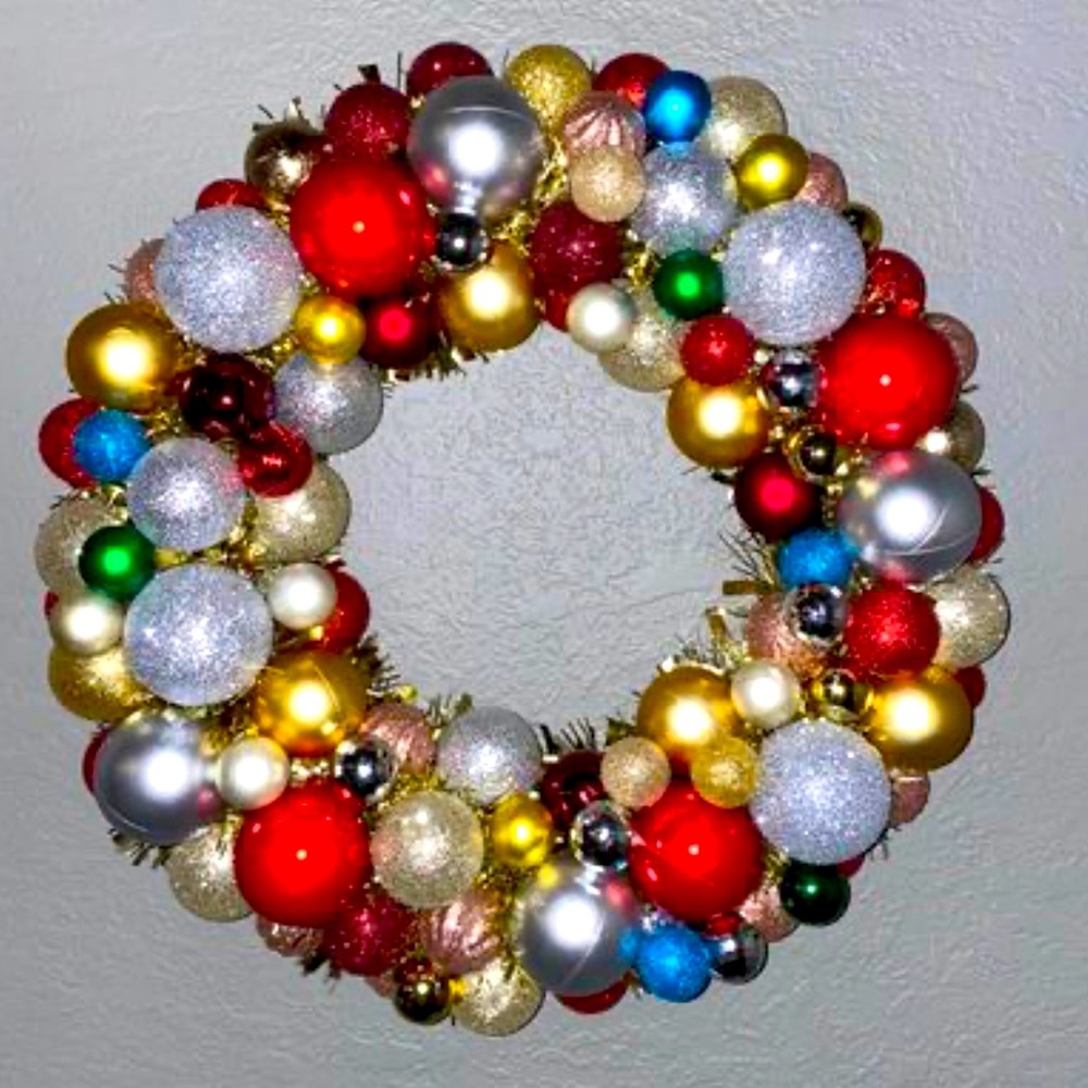 New! Hand Crafted Christmas Wreath